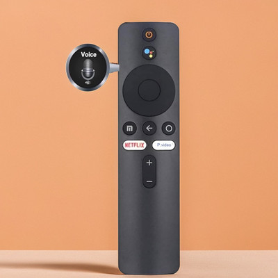 Shivish Mi Bluetooth Voice Assistant Remote Control Compatible With M i Xiaomi Redmi Smart 4A Android LED LCD TV Remote Control Mi Remote Controller(Black)