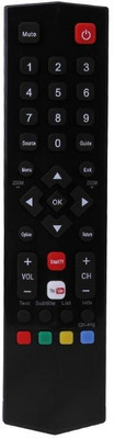 ERNIL Compatible Led LCD Tv Remote Control for  Smart Tv RC200  TCL Remote Controller(Black)