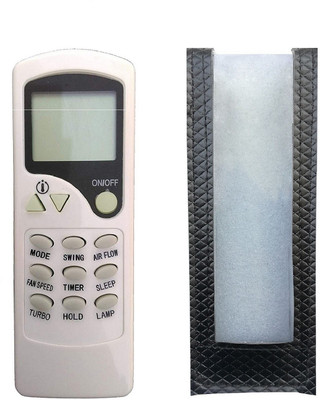 LipiWorld 7B Remote Control ( Remote with Cover ) Compatible For  Godrej AC Remote Controller(Grey)