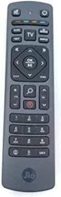 LUNAGARIYA Compatible Remote Control for JIO Settop Box WITHOUT VOICE LUNAGARIYA Remote Controller(Black)