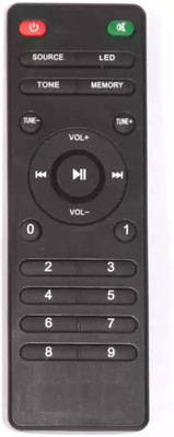 Kritex Compatible for INTAX Home Theater Remote Sound BAR Remote Controller(Black)