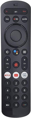 Rudved DTH Set Top Box Remote Control-(Please Match Your Old Remote Before Order ) Airtek DTH Setup Box, Airtel, Airtel Xstream, Airtel DTH Remote Controller(Black)