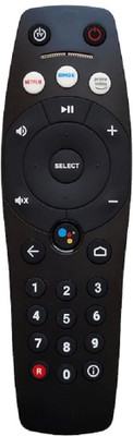 BhalTech TAS-V2 Set Top Box Remote (With Voice) Compatible For  Tata Sky Binge Set Top Box Remote Controller(Black)