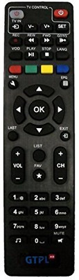 SHAILRON gtpl01 HD GTPL (Please Match The Image with Your Old Remote) Remote Controller(Black)