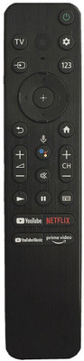Ehop RMF-TX800P Remote Control fit for  Smart with Voice Control Function TV Sony Remote Controller(Black)