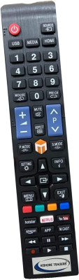 Kishore Traders Compatible Remote Control For HD Ready LED Smart Android Based TV Ossywud Smart Led Tv Remote Controller(Black)