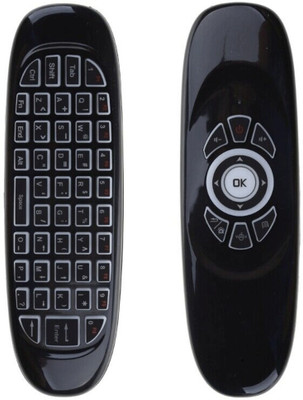 Etzin EPL-630KM 7 color backlit C120 Gyroscope Fly air Laptop, Television, Personal Computer Remote Controller(Black)