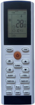 mumax Compatible/Replacement for  AC Remote Control Model no. (BLSTAR-193) Bluestar Remote Controller(Multicolor)