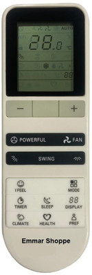Emmar Shoppe Compatible/Replacement for Bluestar AC Remote Control Remote Controller(Beige & Black)