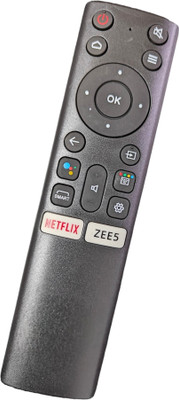 Ehop Compatible Remote Control for Smart led tv with ZEE5 Buttons Amstrad Remote Controller(Black)