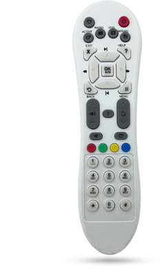 Eboxi Remote compatible with Videocon D2H Videocon D2H Set-Top Box Remote Controller(White)