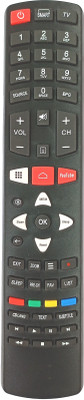 LipiWorld LED Smart TV Remote Control Compatible For  Micromax Tv Remote Controller(Black)