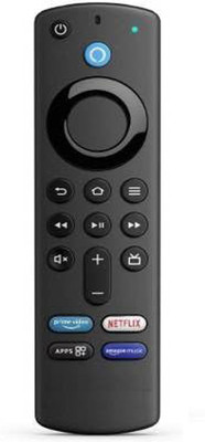 NeroEdge FIRE STICK 3RD GENRATIONA Remote Control Compatible With Amazon Voice Fire Tv Stick (3rd Generation) FIRESTICK 3RD GENRATION Remote Controller(BLACK X)