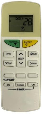Tech Vibes Daikin Ac 132K AC Remote No. 132K, Compatible/Replacement for Daikin AC Remote Control Daikin Ac Remote Controller(White)