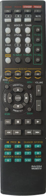LipiWorld RAV284 WN05820 EX AV Receiver Remote Control Compatible For HTR-6230 HTR-6130 RX-V365 RX-V365BL RX-V363 RX-V363 Yamaha System Remote Controller(Black)