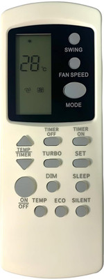 mumax Compatible/Replacement for Whirlpoool AC Remote Control (56) Whirlpool Remote Controller(Multicolor)