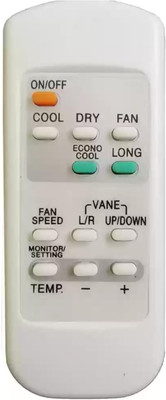 Kritex NO.228 AC Remote Compatible for Mitsubishi AC Remote Control Remote Controller(White)