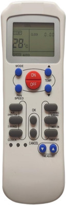 mumax Compatible/Replacement for  AC Remote Control (Model No.82) Carrier Remote Controller(Multicolor)