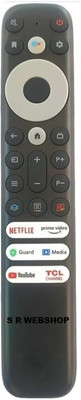 S R WEBSHOP Tv Remote Compatible for TCL Smart led/LCD Tv RemoteNew TvR-86 Remote Controller(Black)