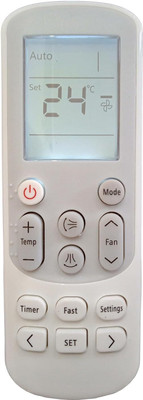 BhalTech 144A AC Remote With Display Light Backlight Compatible For  Samsung AC Remote Controller(Grey)