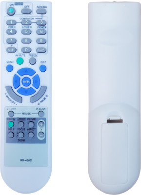 TECHNOWISE Projector Remote No. RD - 450C Replacement of NEC Projector Remote Controller(White)