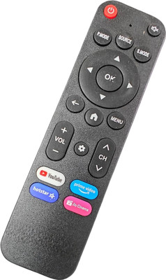 Ehop AC-18B Compatible remote control for Smart Linux TV AQ Remote Controller(Black)