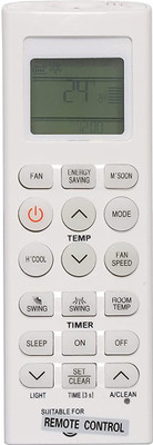 OKDEAL 1 Year Warranty AC-36I AC Remote Compatible for LG AC Remote Controller(White)