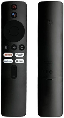 Pyai Bluetooth Remote Compatible For Smart 4K Led UHD HD Re dmi Tv With Voice Command - Pairing Must Xiaomi Remote Controller(Black)