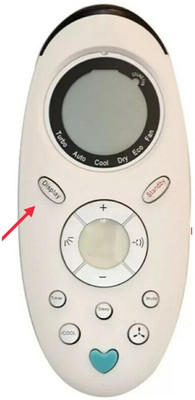 Ethex ® Re-143 Ac Remote compatible for Onida Ac (display Button) (Match all functions with your Remote before placing order) ( check all images) Remote Controller(White)