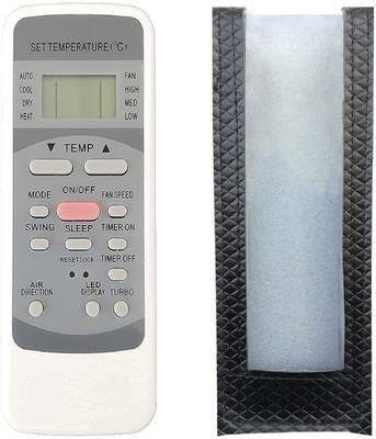 LipiWorld 78 AC Remote Control ( Remote with Cover ) Compatible for  Bluestar AC Remote Controller(Grey)