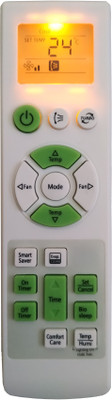 LipiWorld 67 AC Remote Control With Display Light Backlight Compatible For  Samsung AC Remote Controller(Grey)
