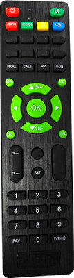 Ehop HD26 DTH Remote, Compatible with  Free Dish DTH Remote STC Remote Controller(Black)