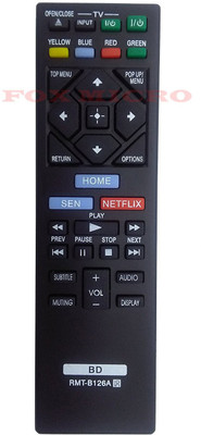 Akshita RMT-B126A DVD Compatible For Blu-ray Disc DVD Player Remote Control SONY Remote Controller(Black)
