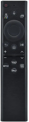 Crystonics BN59-01386A Voice Remote Control Compatible 2018-2022 BN59-01385A For Samsung Crystal UHD QLED the Frame QLED 4K 8K Smart TVs Remote Controller(Black)