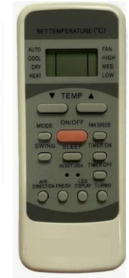 Ethex AC Remote Compatible/Replacement for AC Remote Control Voltas Ac remote control ( EXACTLY SAME REMOTE WILL ONLY WORK) Remote Controller(white&black)