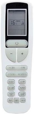 Oyrlize 133B Air Conditioner Remote Compatible for  Smart Split Ac Voltas Remote Controller(White)