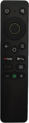 NixGlobal REAL-ME Remote (without Voice) Compatible with REALME 8K 4K ANDROID SMART LED LCD TV Remote Controller(Black)