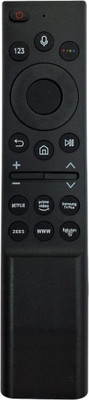 Crystonics RML-1729 Voice Command Remote For 4K QLED Smart TV Remote Compatible With Samsung Smart 4K OLED UHD LED TV, Samsung QLED LED HDTV Smart TV Remote Controller(Black)