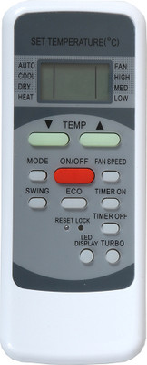 RESORB RE 78A Bluestar, Onida, Voltas and Godrej Compatible for Midea, Voltas and Lloyd Air conditioner Remote Controller(White)