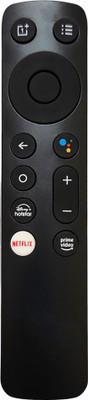 ERNIL (Non-Voice) Smart TV Remote Compatible for OnePlus LED TV One+ Remote (With Hotstar Button) (Same Remote Will Only Work) Remote Controller(Black) ERNIL (Non-Voice) Smart TV Remote Compatible for OnePlus LED TV One+ Remote (With Hotstar Button) (Same Remote Will Only Work) Remote Controller(Black)