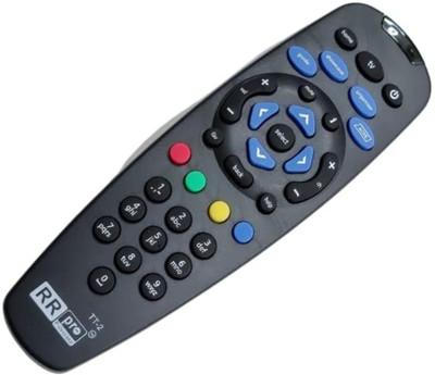 ERHIndia Compatible and Suitable Remote Sky Set up Box Universal Reset Control Tata sky Remote Controller(Black)