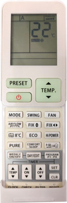 Ehop AC-177B WH-TA11P Compatibe remote control for  Air Conditioner AC-177B Toshiba Remote Controller(White)