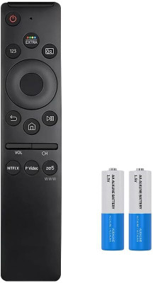 arhan Samsung Smart 4K Tv Remote Led UHD QLED Suitable for Without Voice VOICE SAMSUNG TV 4K REMOTE Remote Controller(Black)