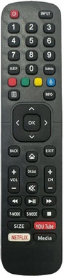 SAYENY 548 Ch UNI-222 Smart LED TV Remote Compatible for Eagle & Willett Tv Remote with Netflix YouTube Function, (Your Old Remote Must be Exactly Same ) Remote Controller(Black)