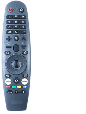 LUNAGARIYA Compatible Remote Control for VU LED/LCD Smart TV MASIC Remote,Voice Remote Remote Controller(Black)