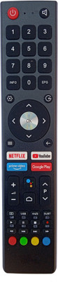 LipiWorld Led Smart Tv Android Remote Control (With Voice Function) Compatible For  BPL Tv Remote Controller(Black)