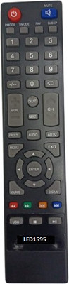 Nij LED1595 LCD LED TV Remote Control With USB Button ONIDA Remote Controller(Black)