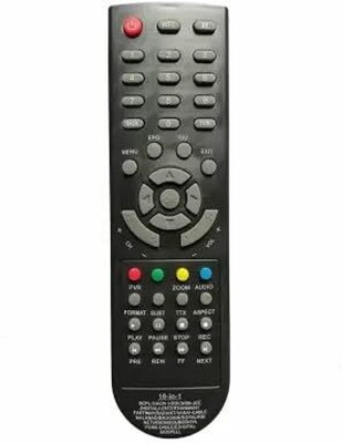 Wiofy NA Cable Remote Controller (Bla Signet,Vasai, Subodhya,DB JEE, Pune, Maland, Link Digital, Bhoomika, den Remote Controller(Black)