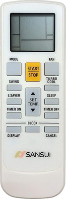 Cezo Air Conditioner Remote Compatible with  Split/Window AC Remote Control (AC-231) Sansui Remote Controller(White)