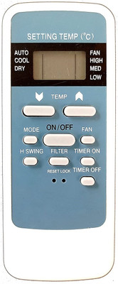 HDF Compatible for Hitachi AC (137A-AC) Hitachi AC Remote Controller(Multicolor)